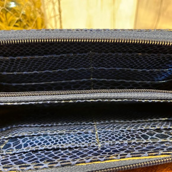 Leather Wallet - Blue - Picture 6 of 6